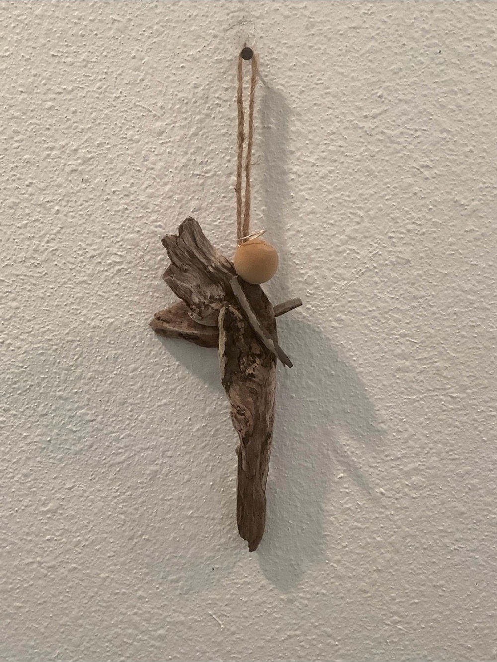 Driftwood Art , Driftwood Angel, Driftwood Angel Wall Art, Angel Trinket